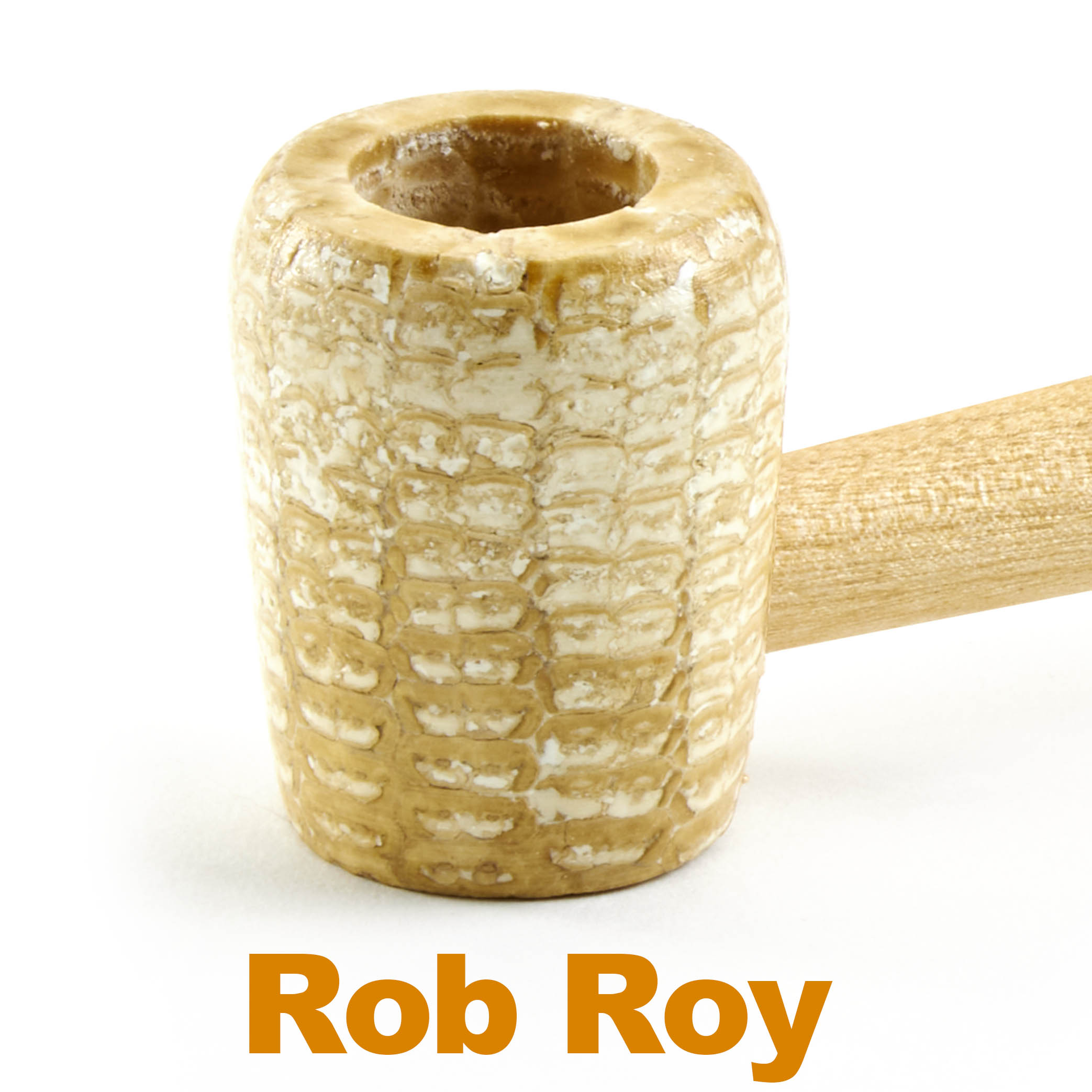 Washington Corn Cob Pipe (Rob Roy Bowl Close Up)
