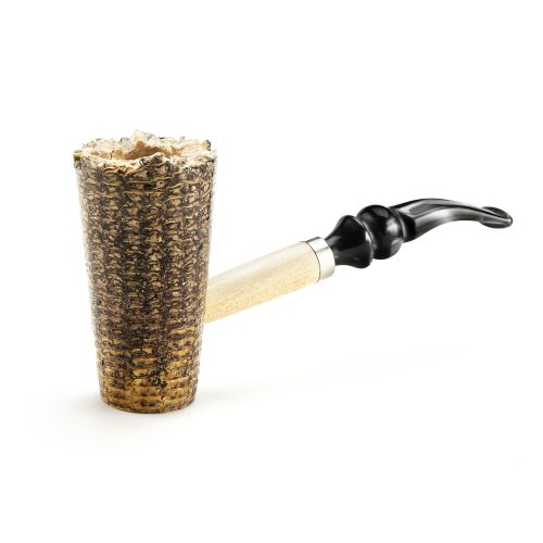 Missouri Meerschaum - Country Gentleman Corn Cob Pipe Bent - CigarSpots