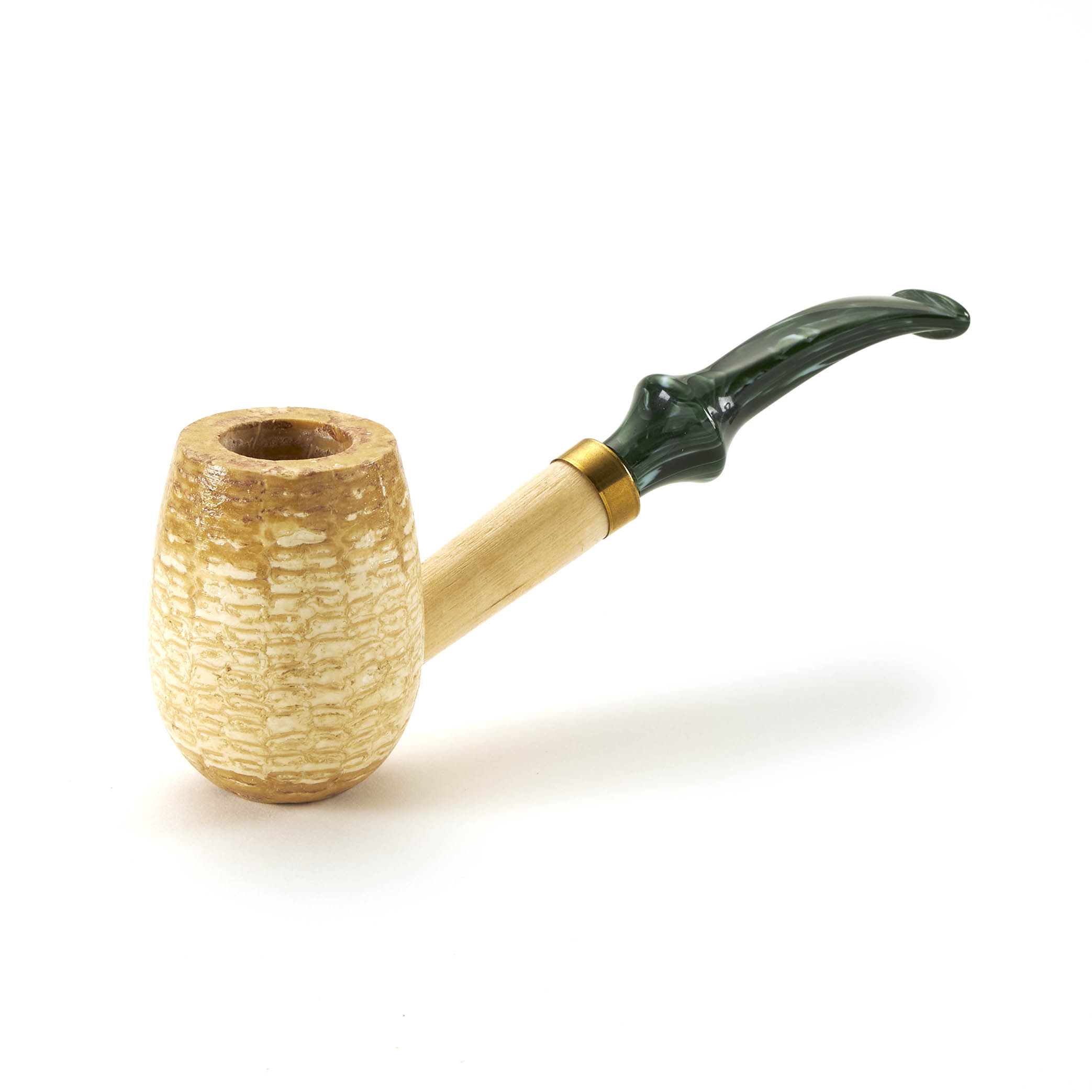 The Emerald Corn Cob Pipe - CornCobPipe.com